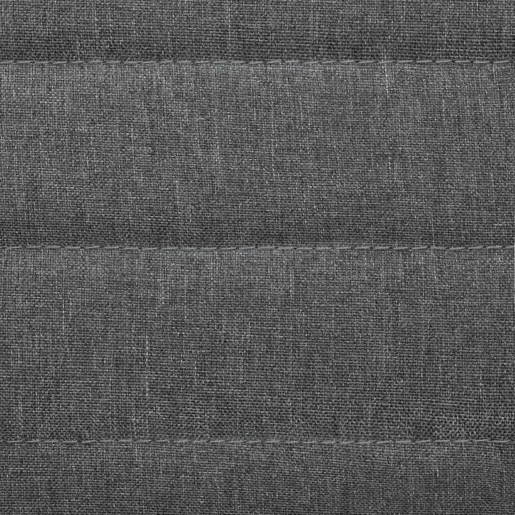 Chaises à manger lot de 4 gris clair tissu - XIOS