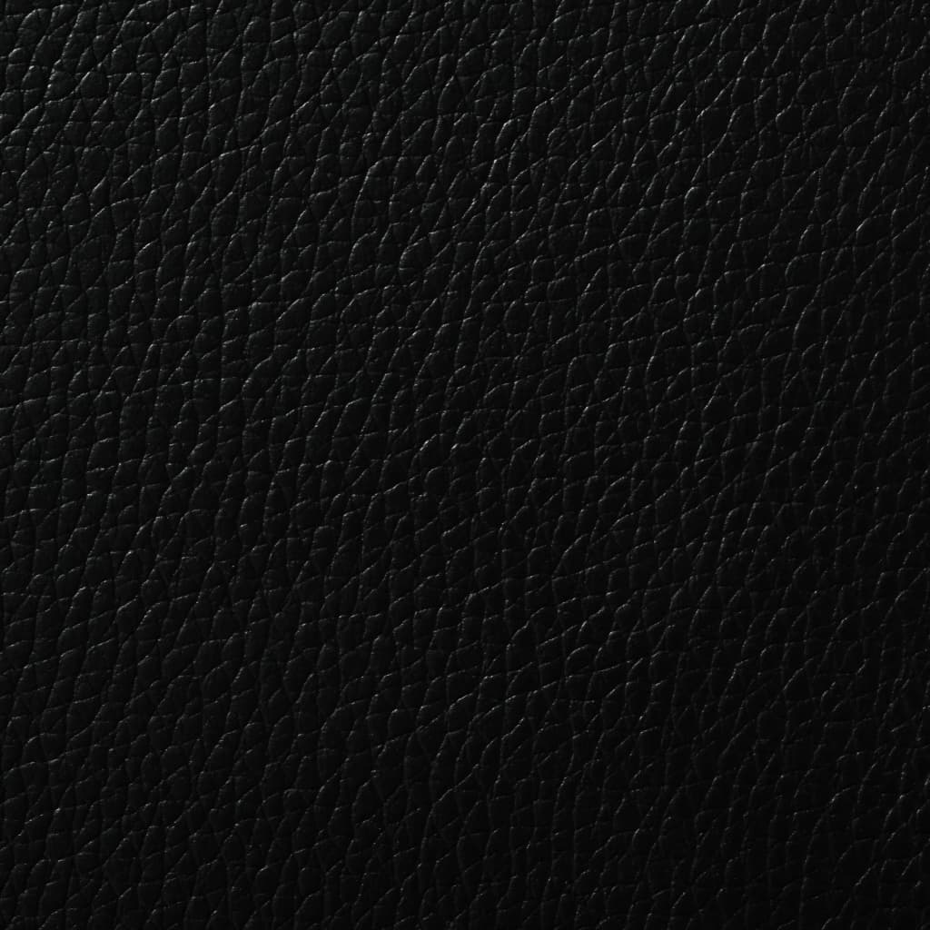 Chaises à manger lot de 2 noir similicuir - XIOS