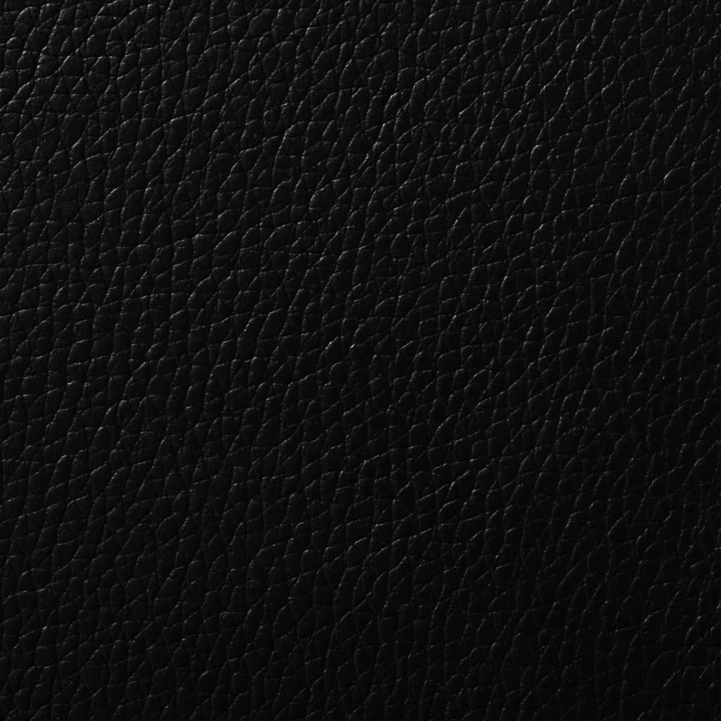 Chaises à manger lot de 4 noir similicuir - XIOS