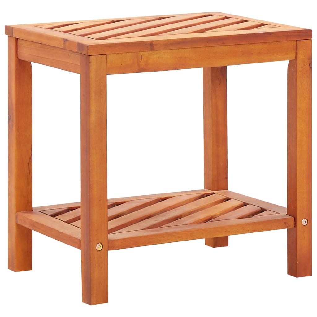 Table d'appoint Bois d'acacia massif 45 x 33 x 45 cm - XIOS