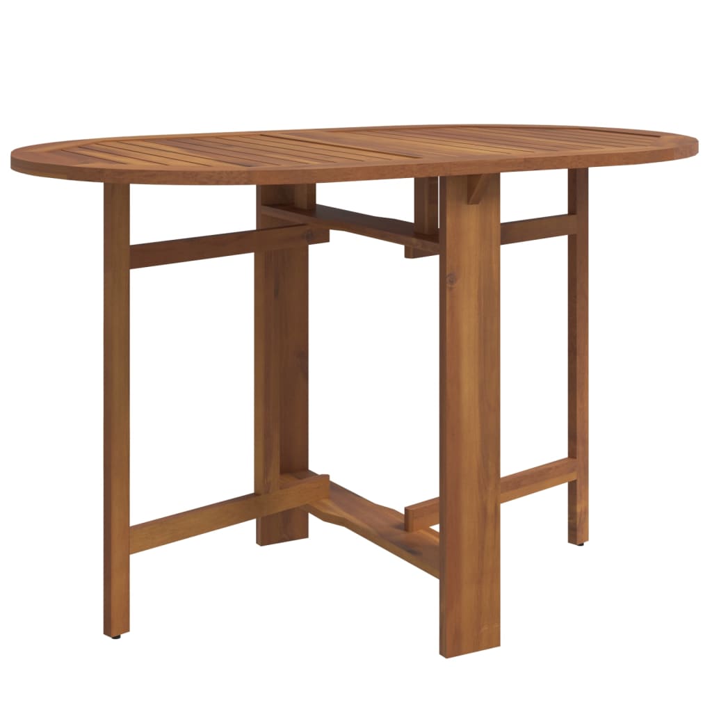 Ensemble à manger d'extérieur pliable 5pcs Bois d'acacia solide - XIOS