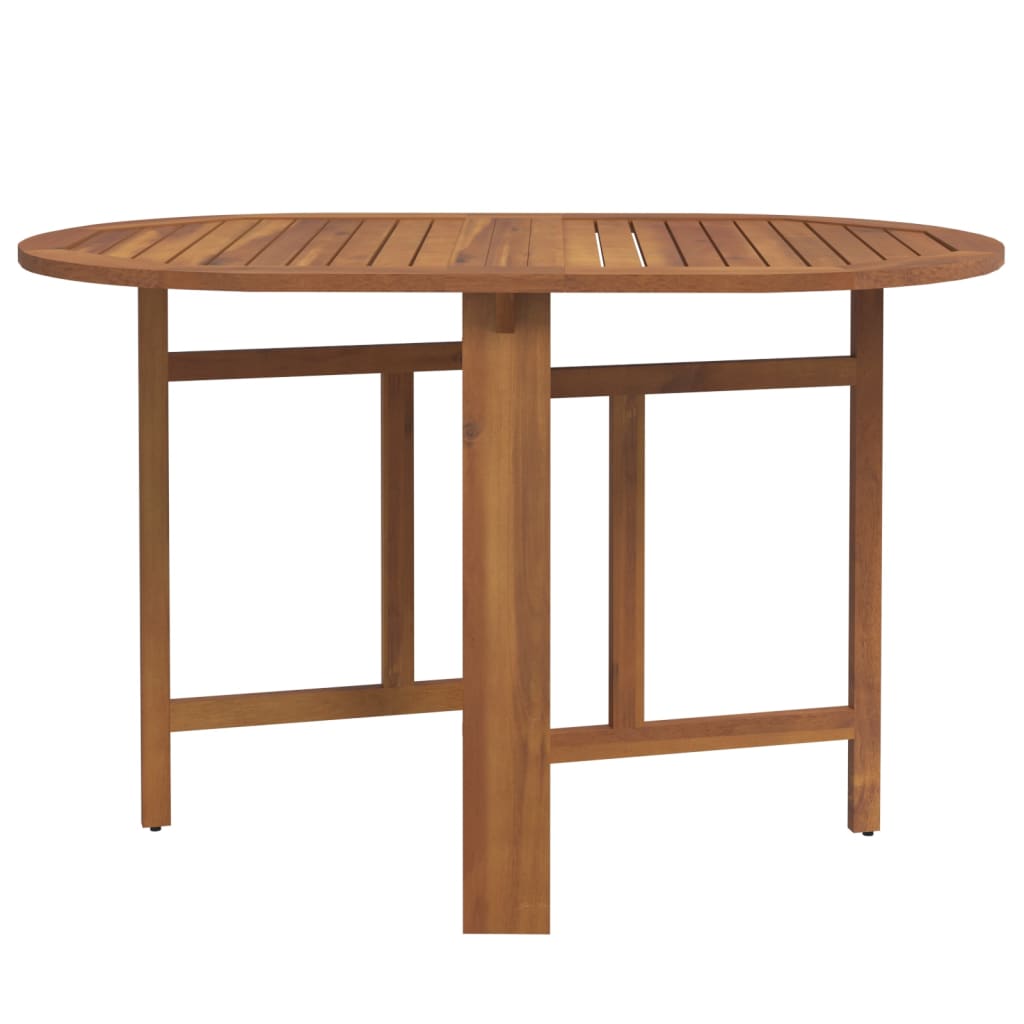 Ensemble à manger d'extérieur pliable 5pcs Bois d'acacia solide - XIOS