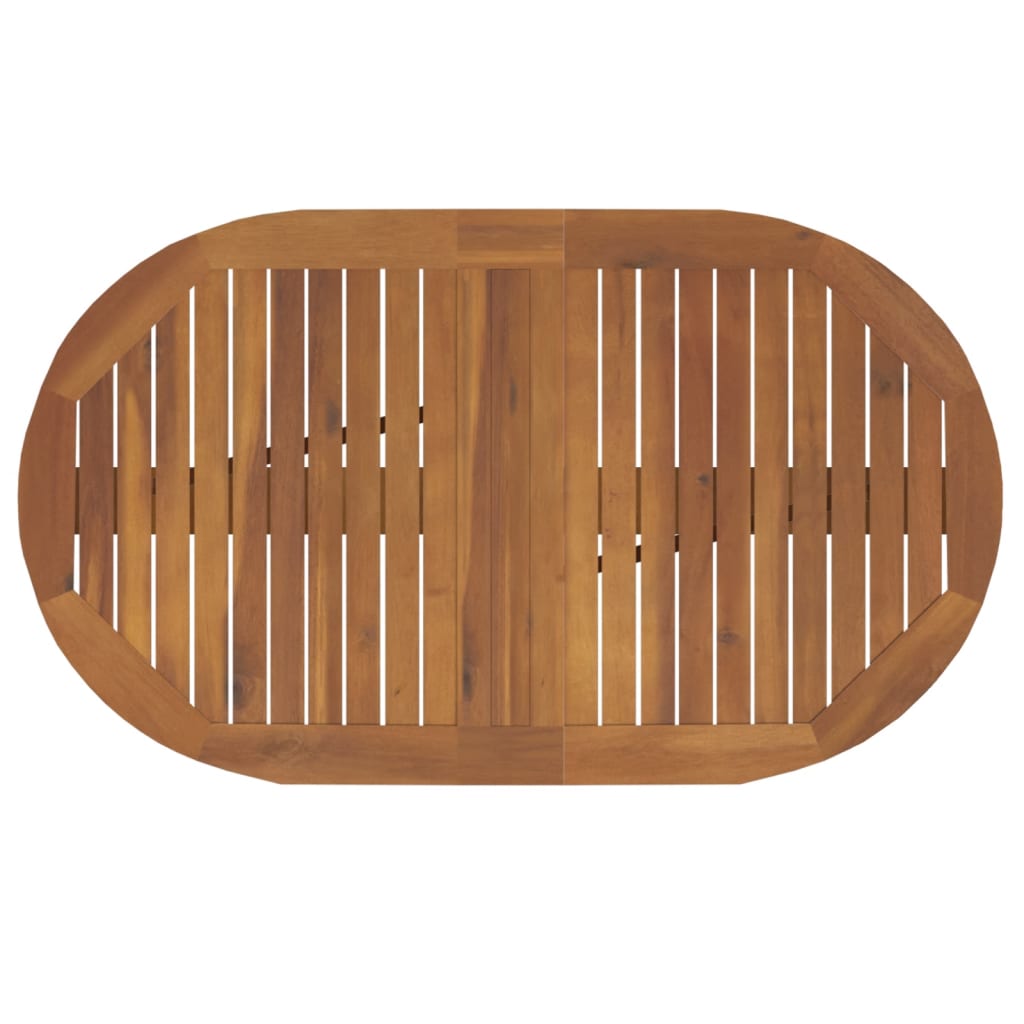 Ensemble à manger d'extérieur pliable 5pcs Bois d'acacia solide - XIOS