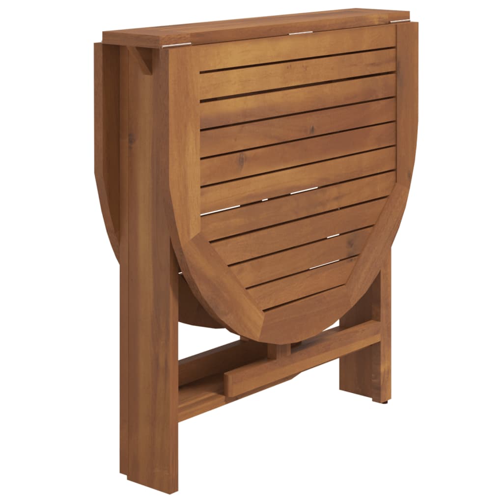 Ensemble à manger d'extérieur pliable 5pcs Bois d'acacia solide - XIOS