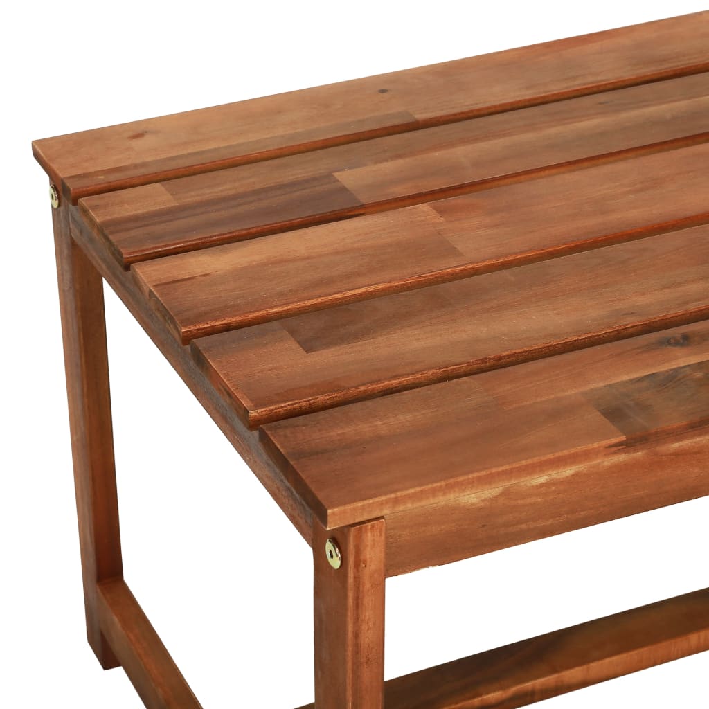 Salon de jardin 4 pcs bois d'acacia solide - XIOS