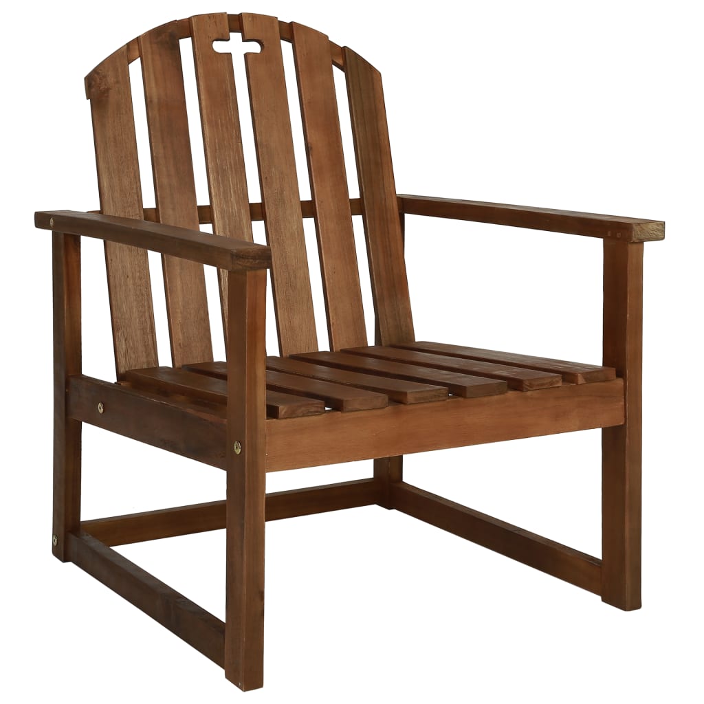 Salon de jardin 4 pcs bois d'acacia solide - XIOS