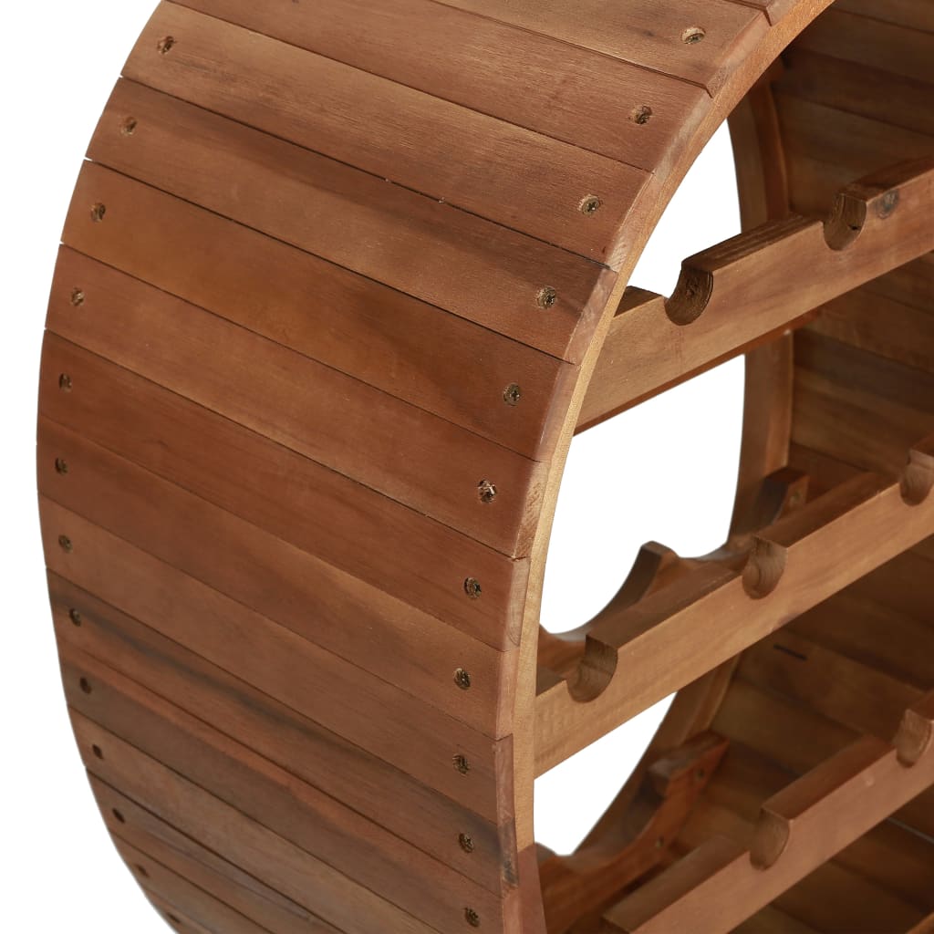 Casier à bouteilles 13 bouteilles Bois d'acacia massif - XIOS