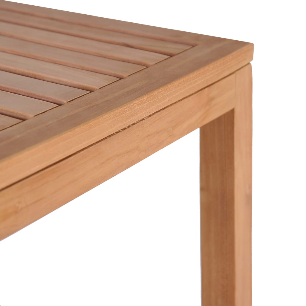 Support de rangement de bain 4 niveaux teck massif 42x42x165 cm - XIOS