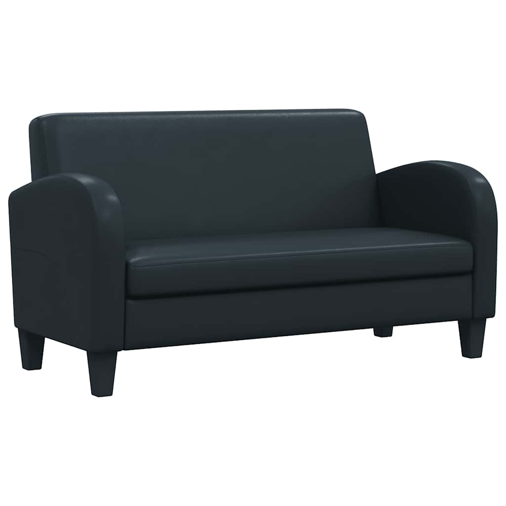 Ensemble de canapés 2 pcs cuir synthétique noir - XIOS