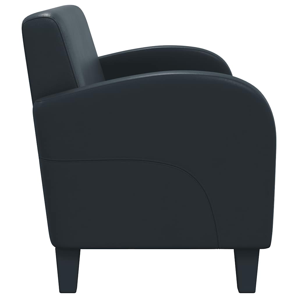 Ensemble de canapés 2 pcs cuir synthétique noir - XIOS