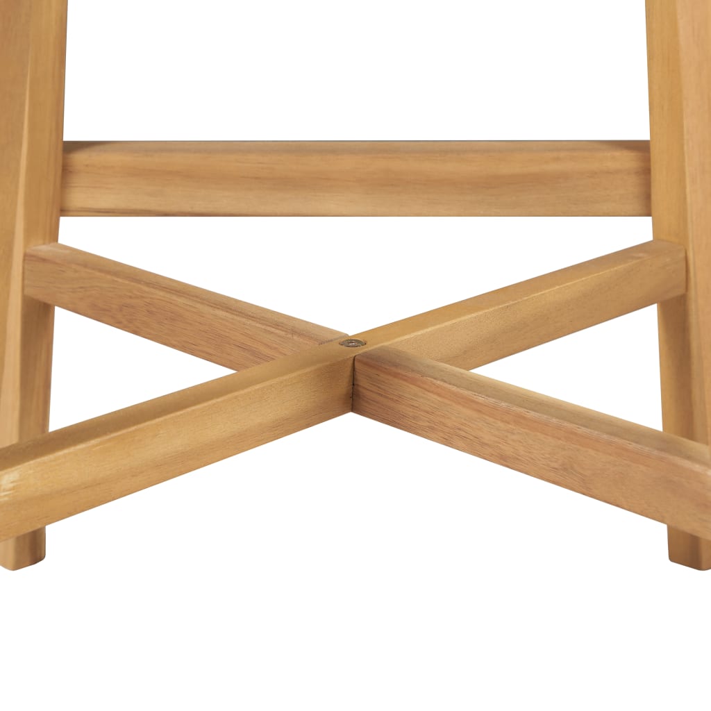 Ensemble à manger d'extérieur 5 pcs Bois d'acacia solide - XIOS