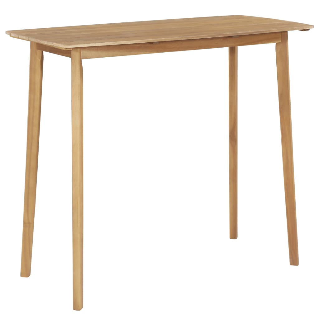 Ensemble à manger d'extérieur 5 pcs Bois d'acacia solide - XIOS