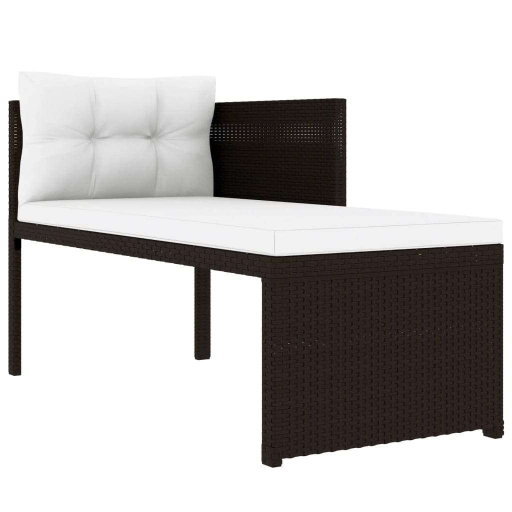 Salon de jardin 4 pcs Résine tressée Marron - XIOS