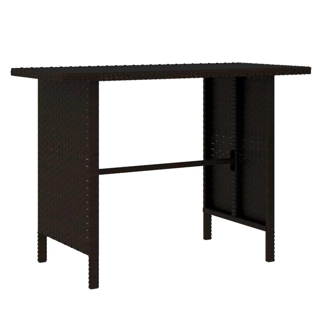 Salon de jardin 4 pcs Résine tressée Marron - XIOS