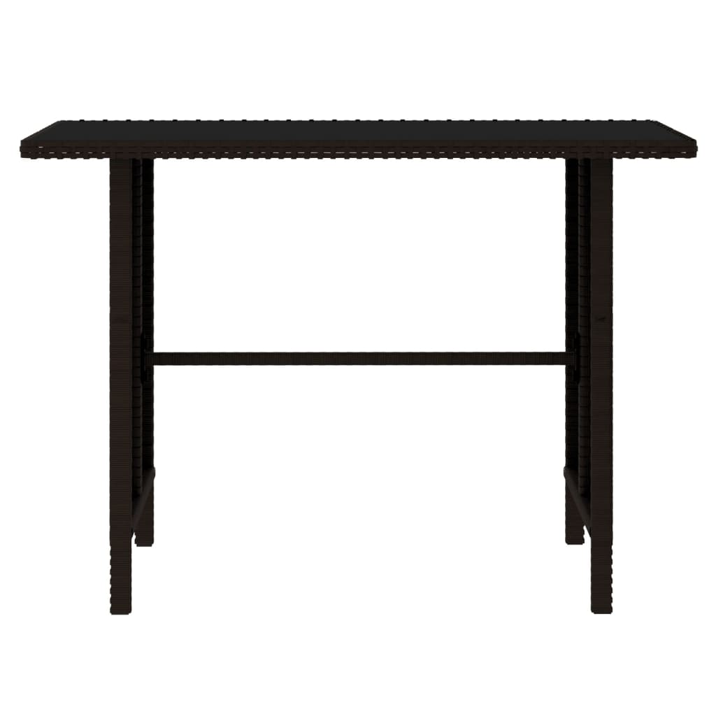 Salon de jardin 4 pcs Résine tressée Marron - XIOS