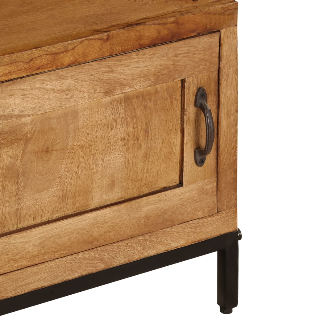 Meuble TV Bois de manguier massif 140 x 30 x 40 cm - XIOS