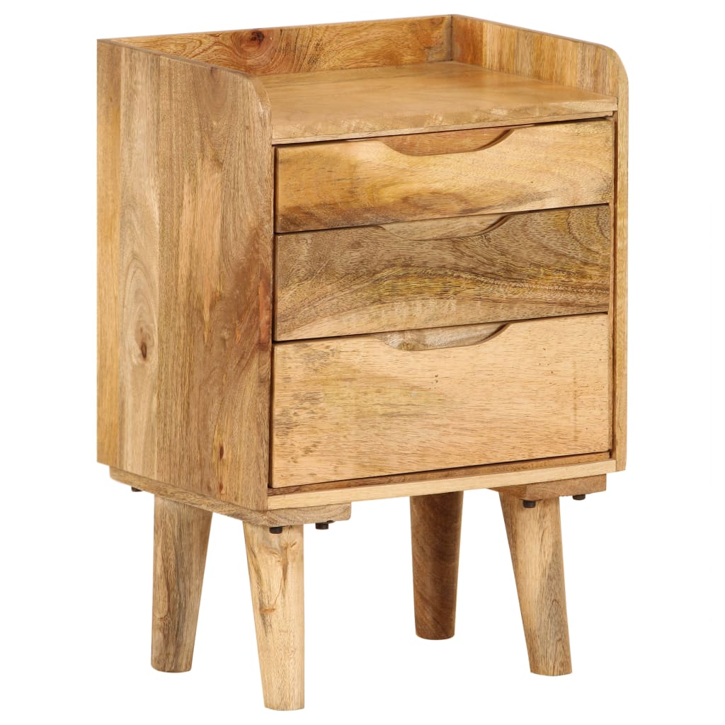 Table de chevet Bois de manguier massif 40 x 30 x 59,5 cm - XIOS