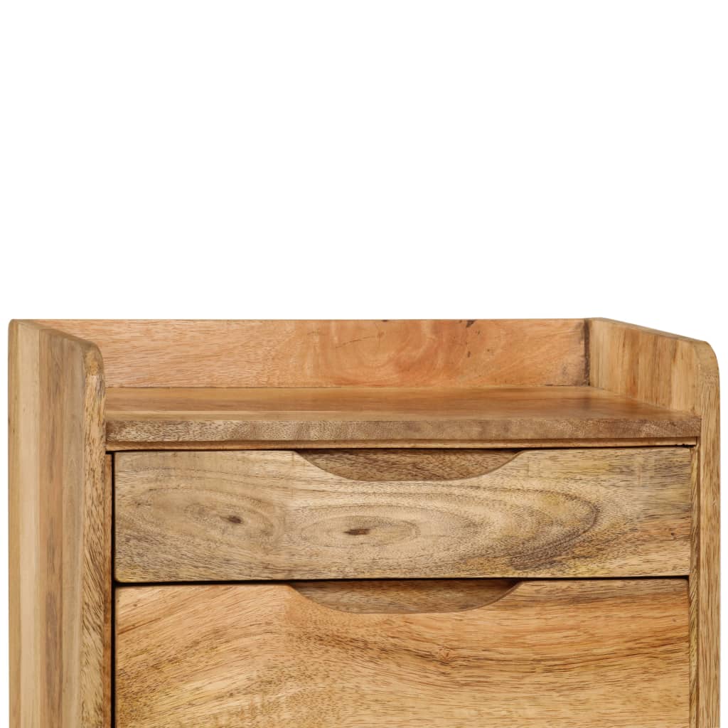 Table de chevet Bois de manguier massif 40 x 30 x 59,5 cm - XIOS
