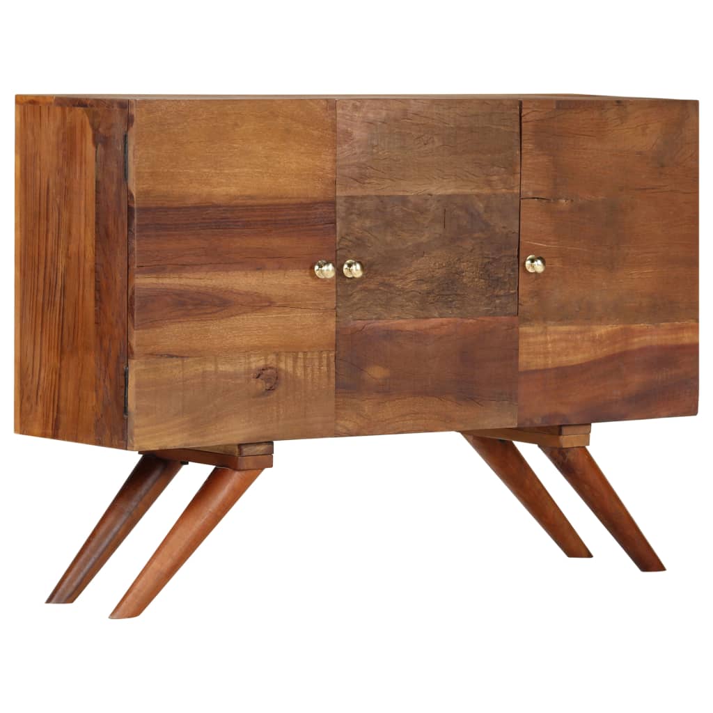 Buffet Bois recyclé massif 110x30x75 cm Marron - XIOS
