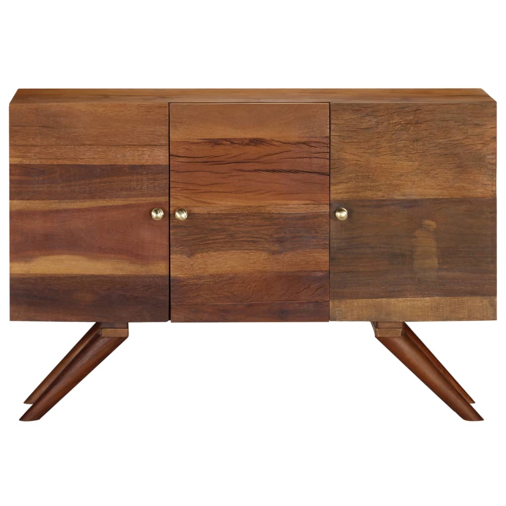Buffet Bois recyclé massif 110x30x75 cm Marron - XIOS