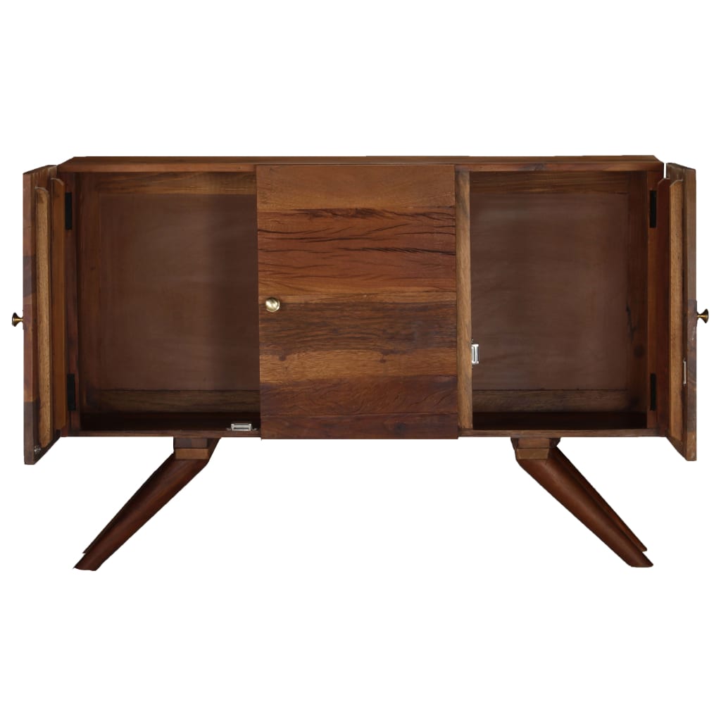 Buffet Bois recyclé massif 110x30x75 cm Marron - XIOS