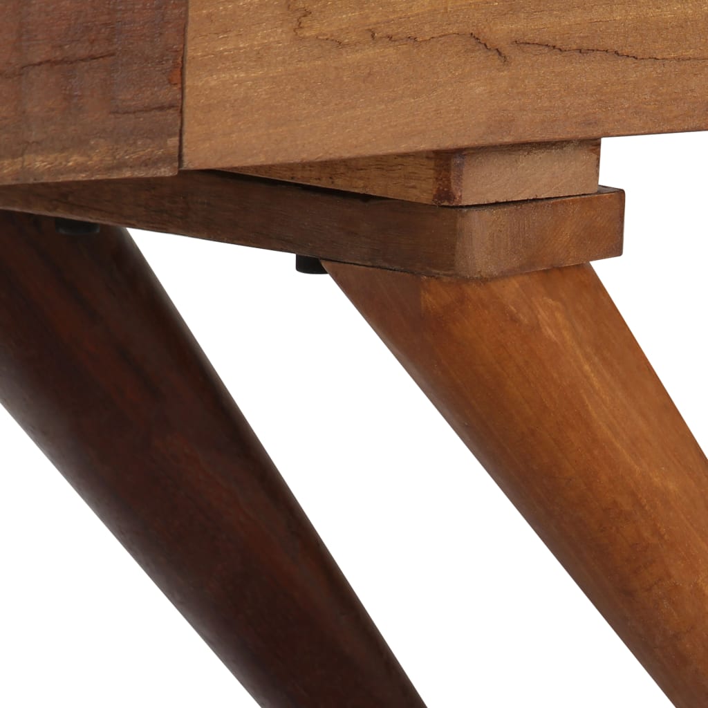 Buffet Bois recyclé massif 110x30x75 cm Marron - XIOS