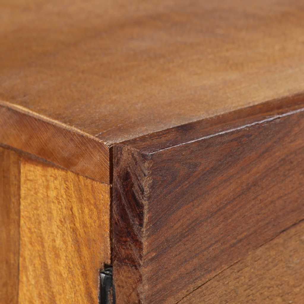 Buffet Bois recyclé massif 110x30x75 cm Marron - XIOS