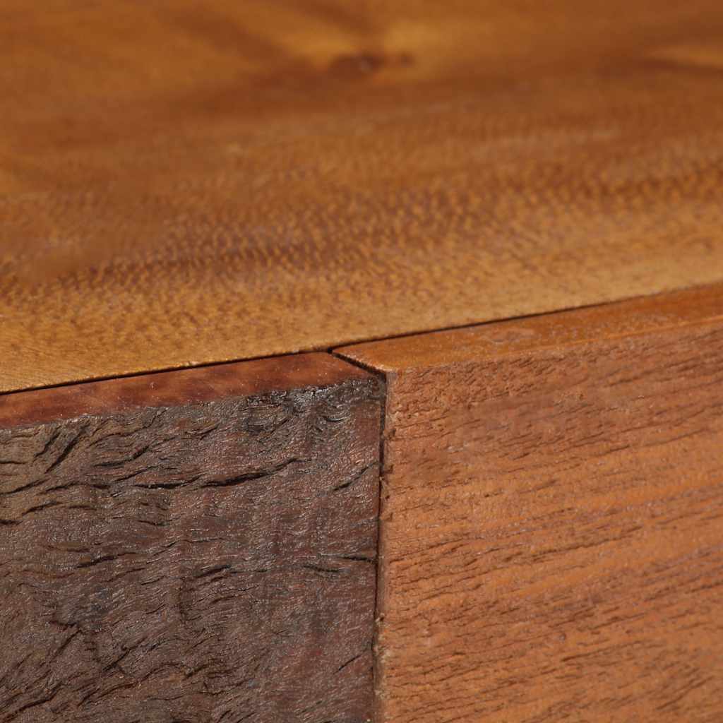 Buffet Bois recyclé massif 110x30x75 cm Marron - XIOS