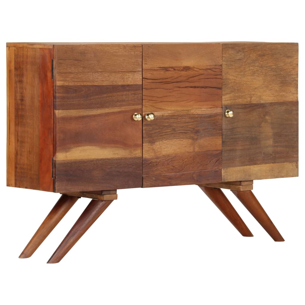 Buffet Bois recyclé massif 110x30x75 cm Marron - XIOS