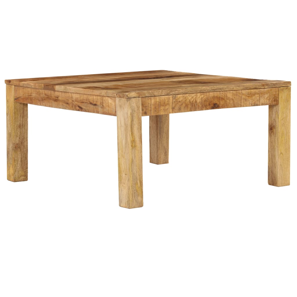 Table basse 80x80x40 cm Bois de manguier massif - XIOS