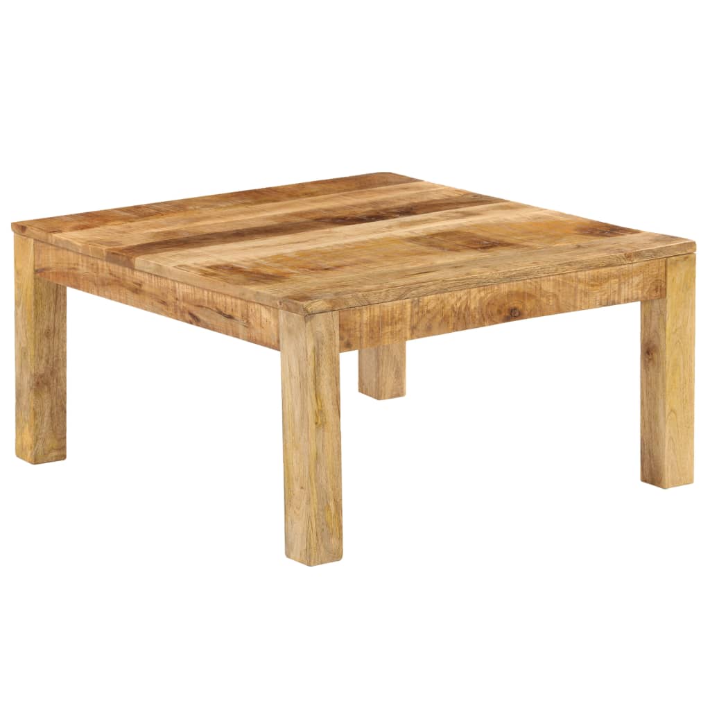 Table basse 80x80x40 cm Bois de manguier massif - XIOS