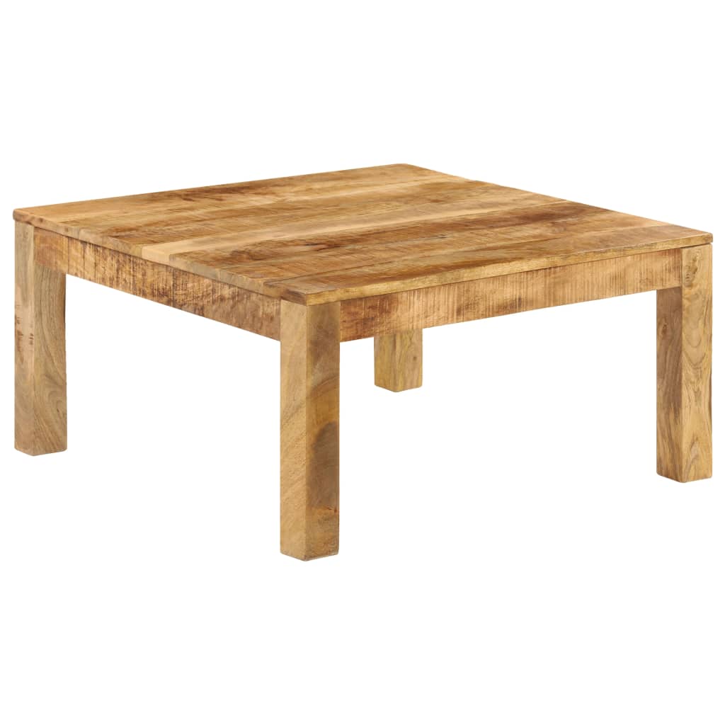 Table basse 80x80x40 cm Bois de manguier massif - XIOS