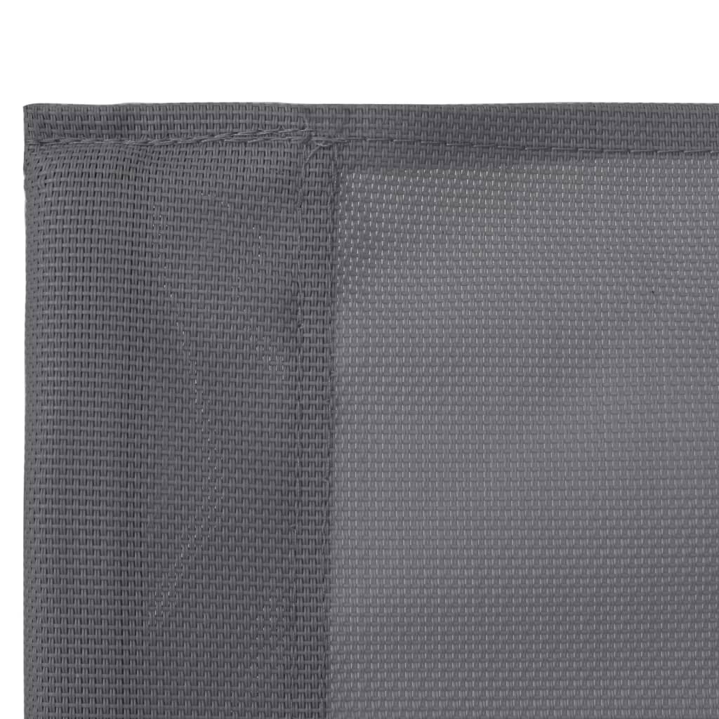Salon de jardin 4 pcs Tissu et acier Gris - XIOS