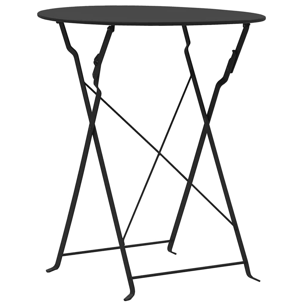 Ensemble de bistro 3 pcs Acier Noir - XIOS