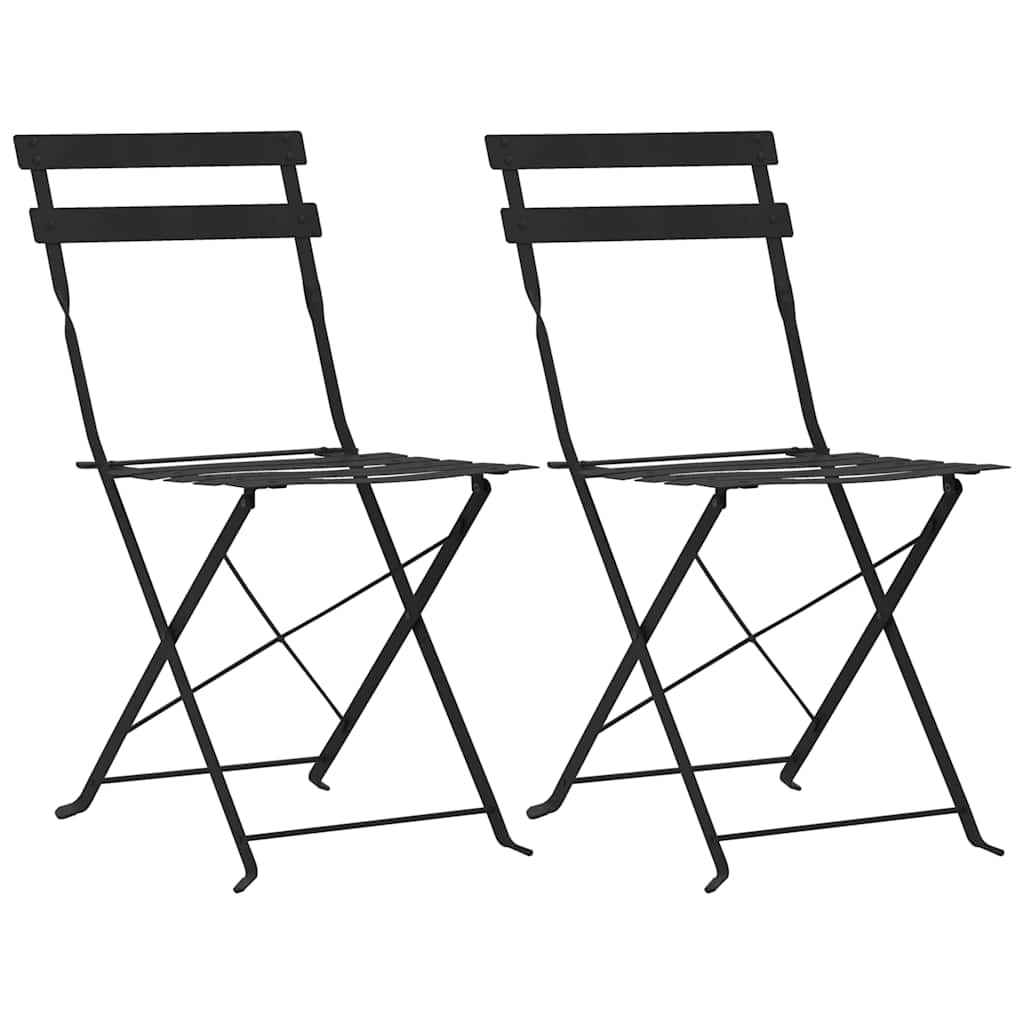 Ensemble de bistro 3 pcs Acier Noir - XIOS