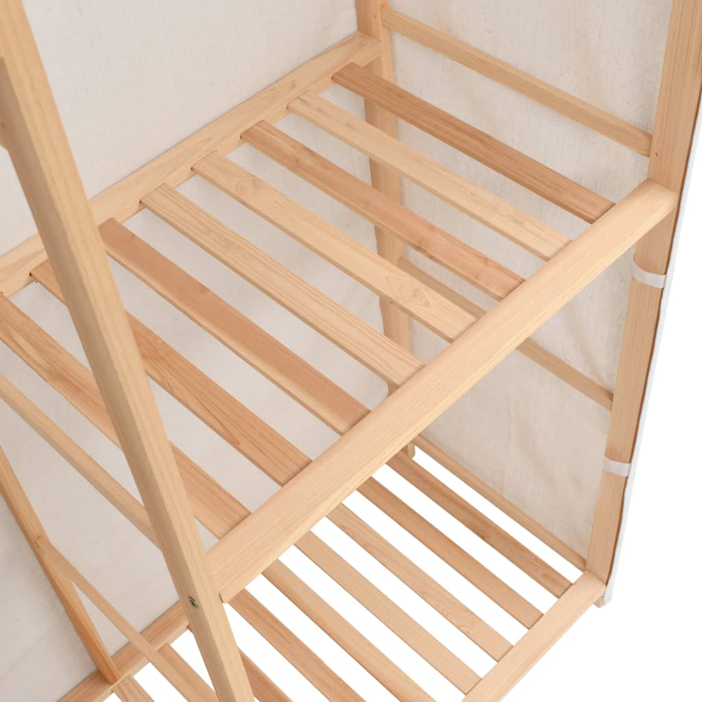 Garde-robe à 3 niveaux 110 x 40 x 170 cm - XIOS