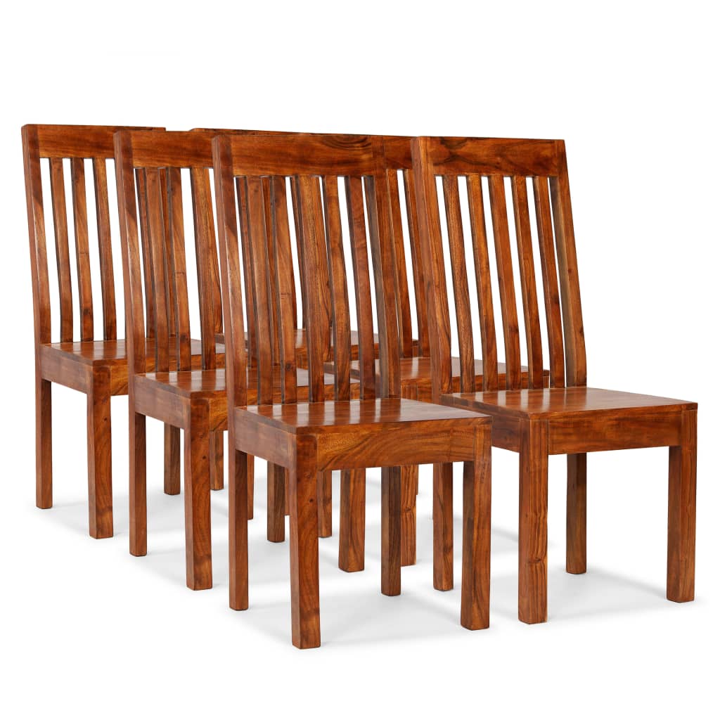 Chaises à manger lot de 6 bois massif moderne - XIOS