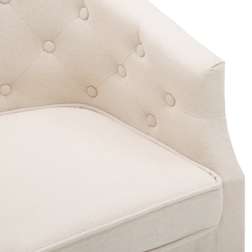 Fauteuil beige tissu - XIOS