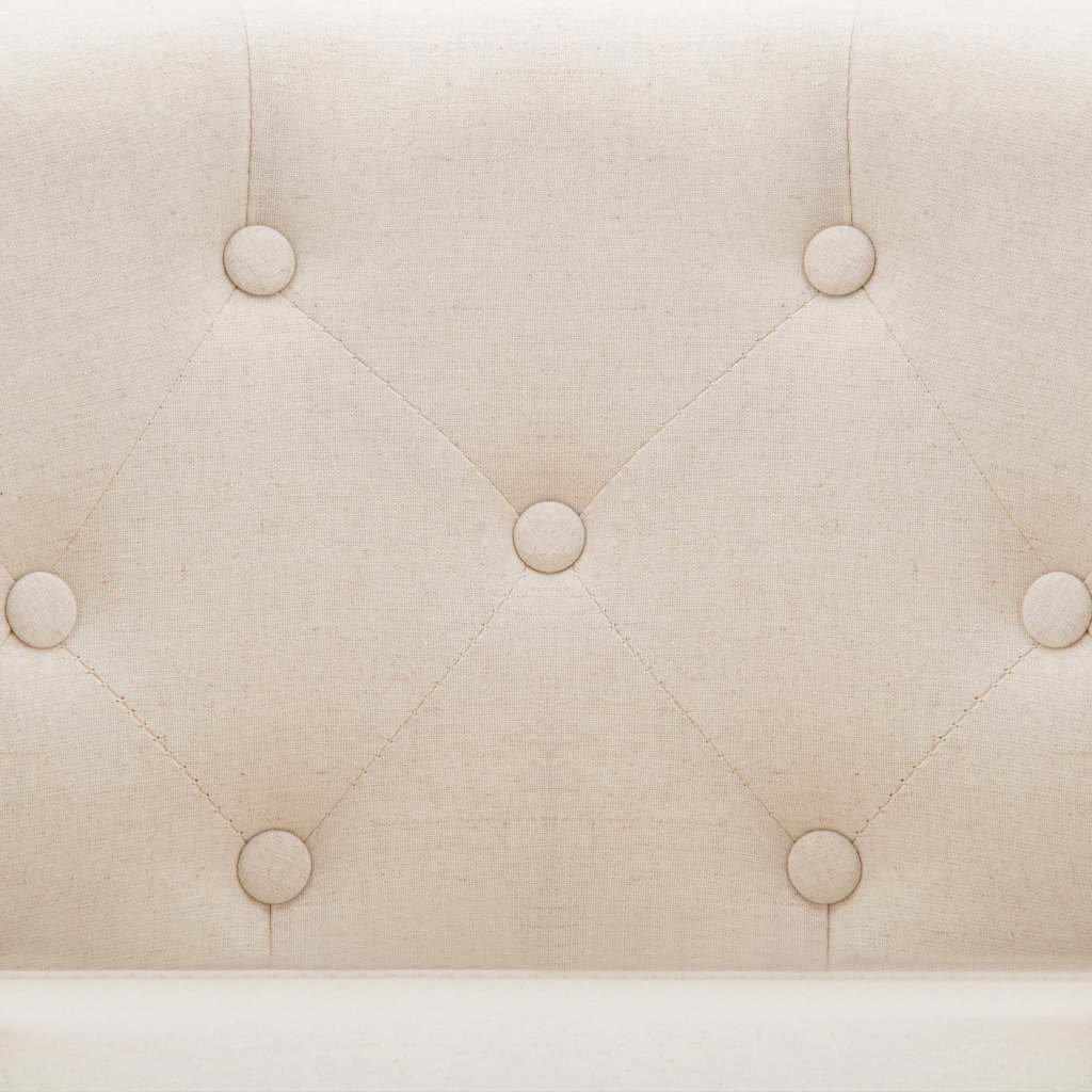Fauteuil beige tissu - XIOS