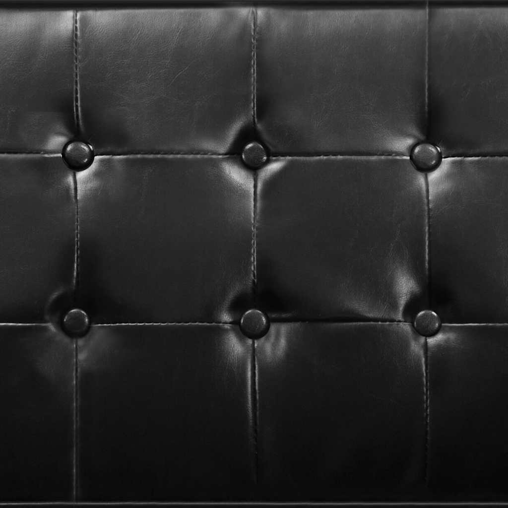 Fauteuil Noir 75x70x75 cm Similicuir - XIOS