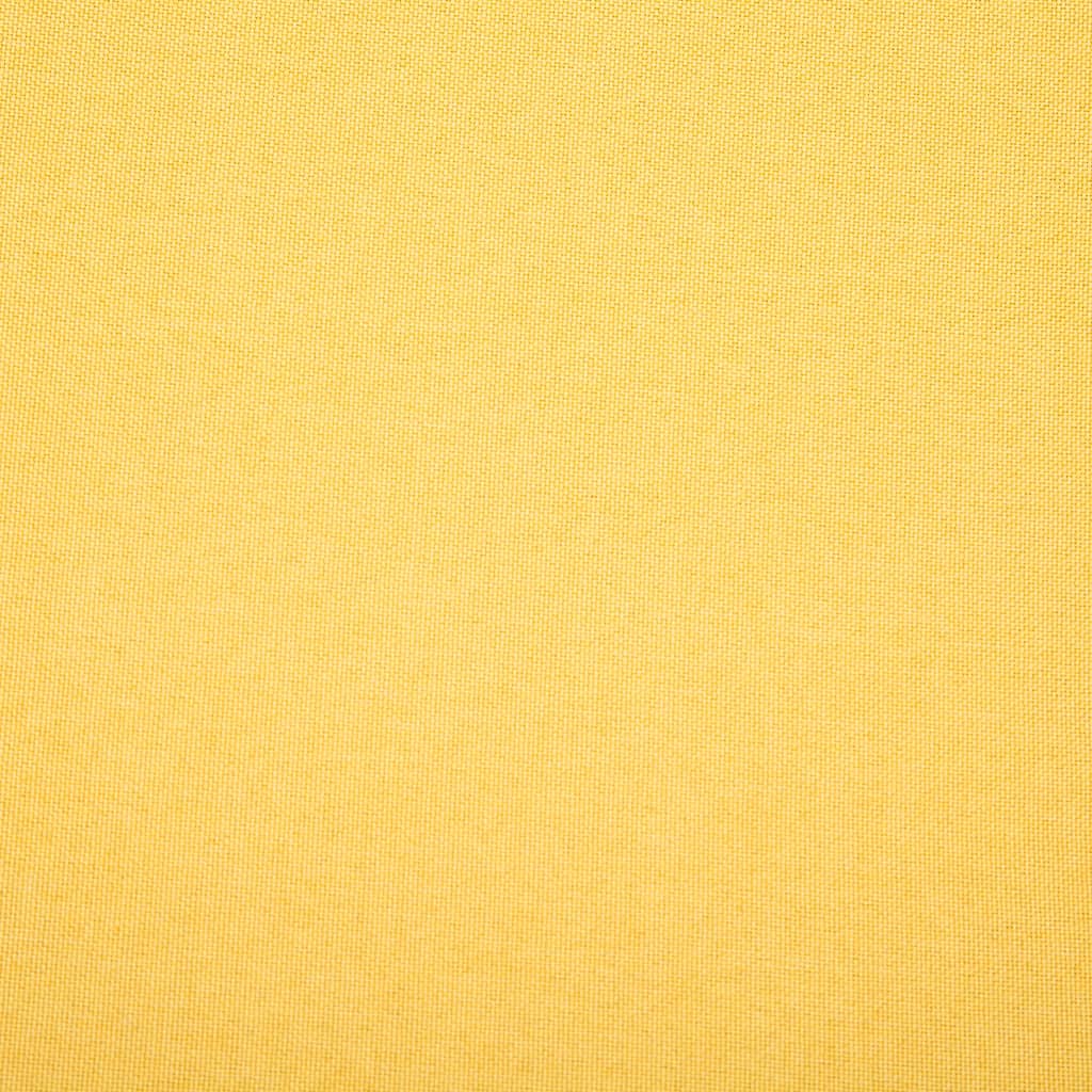 Canapé à 3 places revêtement en tissu 172x70x82 cm jaune - XIOS