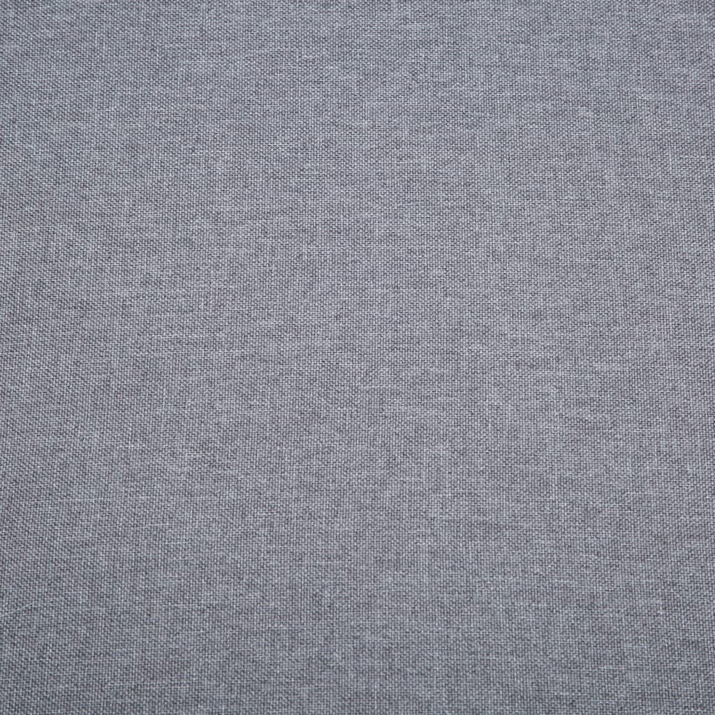 Canapé à 3 places revêtement en tissu 172x70x82 cm gris clair - XIOS