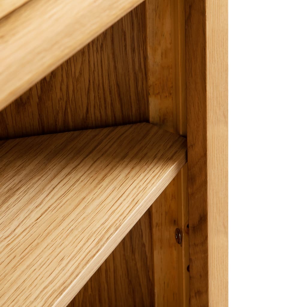 Armoire d'angle 59x36x180 cm Bois de chêne massif - XIOS