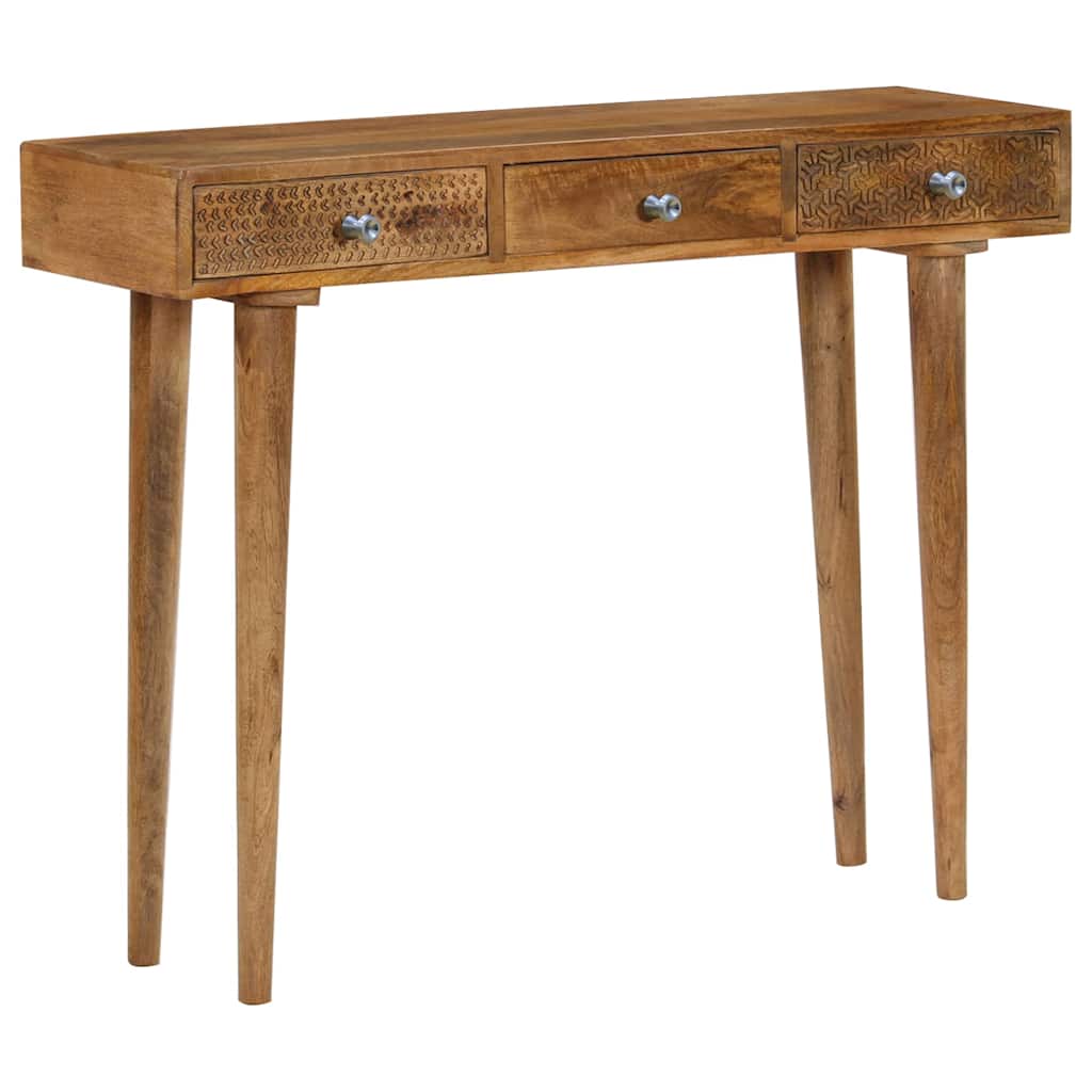 Table console Bois de manguier massif 102x30x79 cm - XIOS