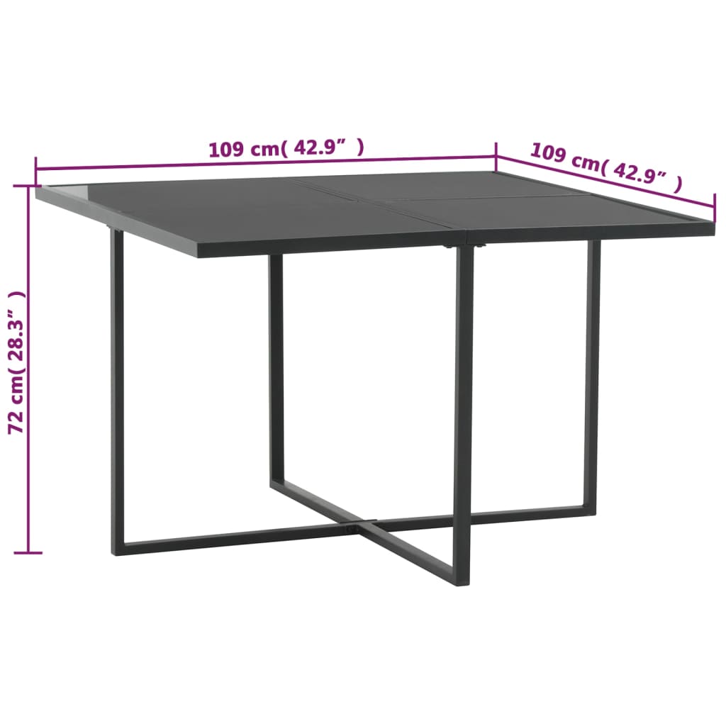 Ensemble à manger d'extérieur 5pcs avec coussins Résine tressée - XIOS