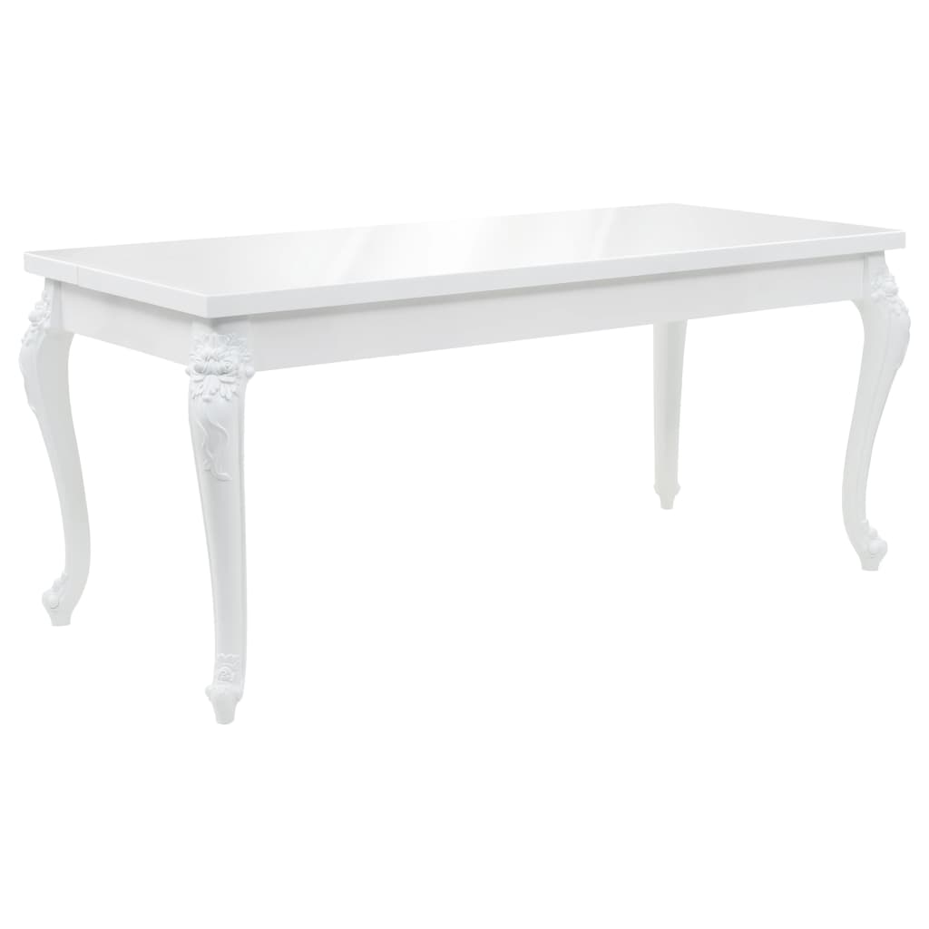 Table à manger 179x89x81 cm Blanc brillant - XIOS
