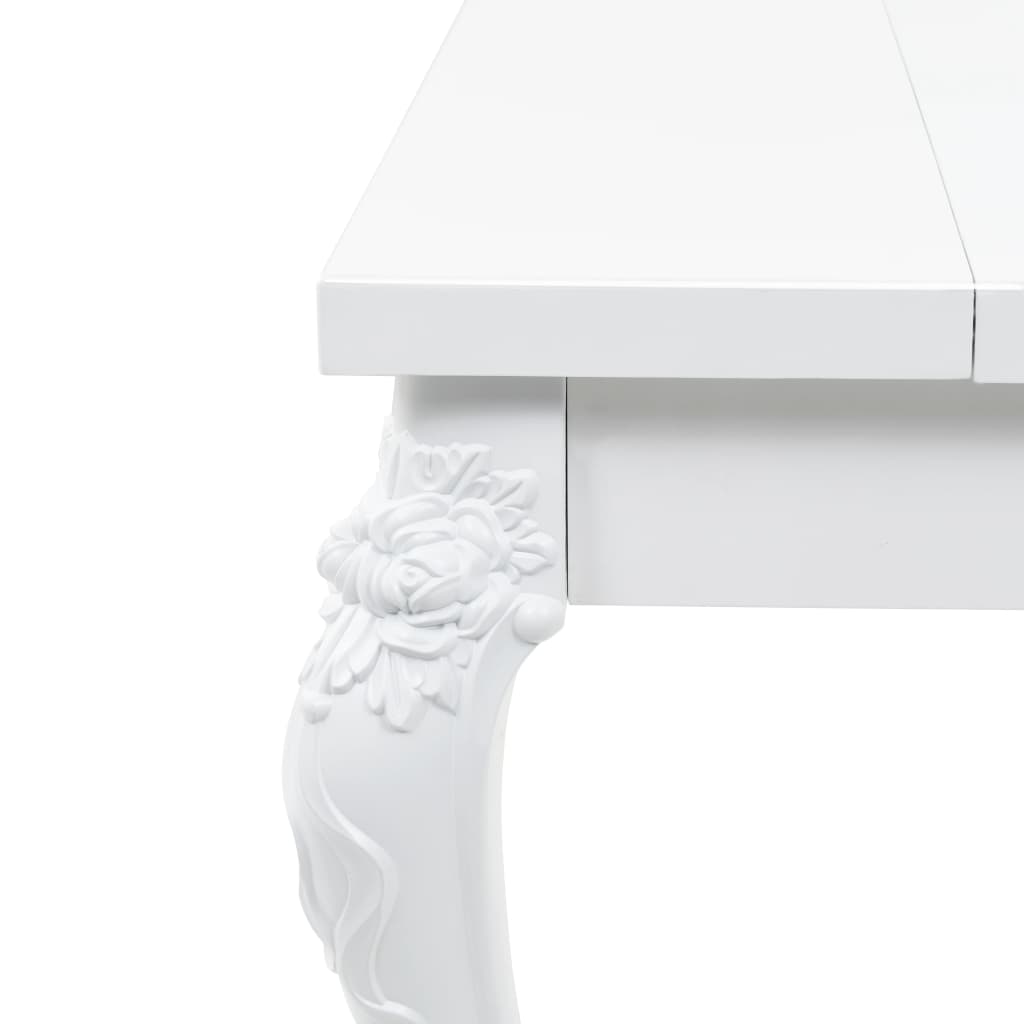 Table à manger 179x89x81 cm Blanc brillant - XIOS
