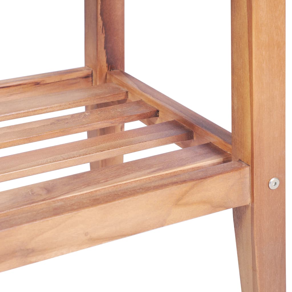 Table basse 40x40x50 cm Carrée Teck solide - XIOS