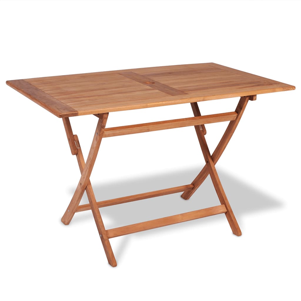 Ensemble à manger de jardin 5 pcs Bois de teck massif - XIOS