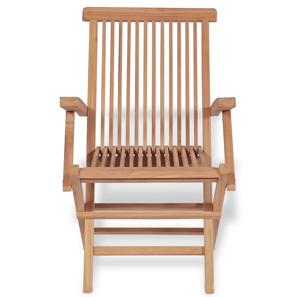 Ensemble à manger de jardin 5 pcs Bois de teck massif - XIOS
